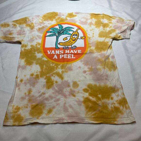 Vans Tie Dye T shirt size Large Mens 2 sided print - Picture 3 of 7